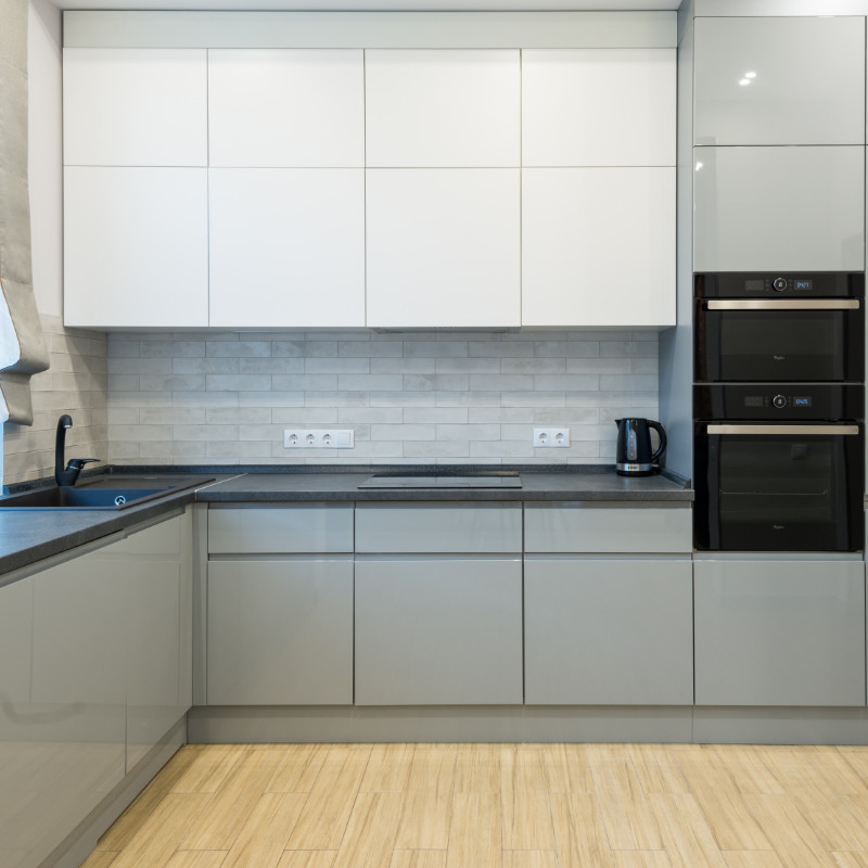 gray kitchen